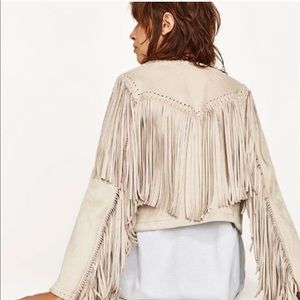 Zara Fringe Jacket